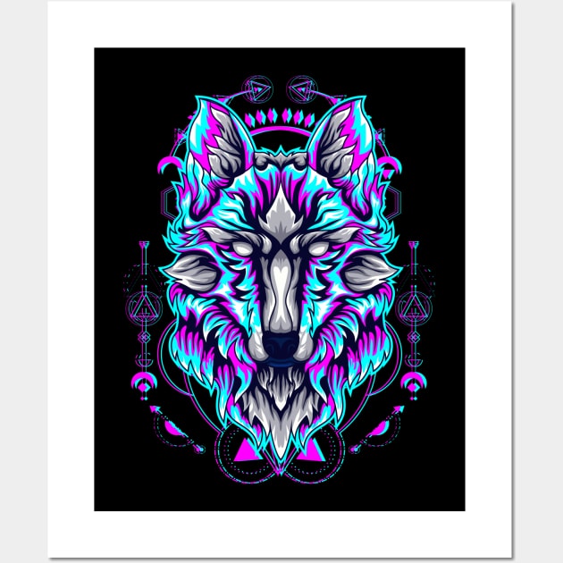 wolf lover Wall Art by SHINIGAMII